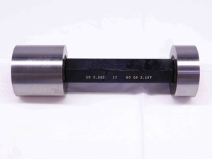 2.1420 & 2.1570 CL ZZ PIN PLUG GAGE G NG 2.1563 +.0007 2 5/32 54.788 2.142 2.157 - DM0064CT4