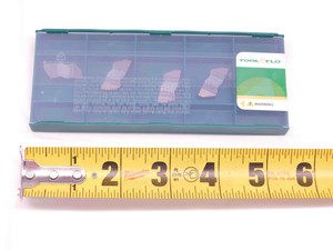 5pcs TOOL FLO FLG-3189R-CB AC3R TiAlN CARBIDE INSERTS .189" CUT WIDTH TOP NOTCH - DM0100TFLO