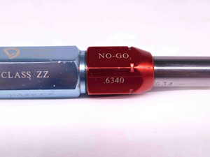 .6310 & .6340 CL ZZ PIN PLUG GAGE GO NO GO .6250 +.0060 5/8 16 mm .631 .634 - EA0051CT4