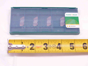 5pcs TOOL FLO FLG-3094R-CB AC50C TiAlN CARBIDE INSERTS .094" CUT WIDTH TOP NOTCH - DM0112TFLO