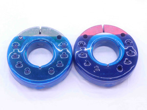 1 1/2 16 UN 2A THREAD RING GAGES 1.5 1.50 GO NO GO P.D.'S = 1.4578 & 1.4526 - DW35016LVR