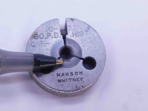 10 32 NF 3 CARBIDE THREAD RING GAGE #10 .190 .1900 GO ONLY P.D. = .1697 UNF-3 3A - DW34956LVR