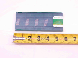 5pcs TOOL FLO FLG-3125R-CB AC3R TiAlN CARBIDE INSERTS .125" CUT WIDTH TOP NOTCH - DM0142TFLO