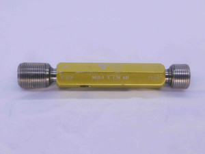M18 X 1.5 6H VERMONT THREAD PLUG GAGE 18 GO NO GO P.D.'S = 17.026 & 17.216 CHECK - DW35075AW5