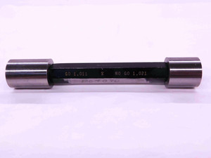 1.0110 & 1.0210 CL X PIN PLUG GAGE GO NO GO 1.0313 -.0103 1 1/32 26 1.011 1.021 - EA0097CT4 1.0110 & 1.0210 CL X PIN PLUG GAGE GO NO GO 1.0313 -.0103 1 1/32 26 1.011 1.021 - EA0097CT4