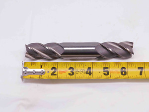 NEW AIR ARROW 1" O.D. DOUBLE ENDED SQUARE HSS END MILL 4 FL E04-0021 1.0 - DM0314AE5