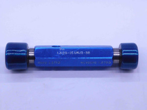 1 5/16 16 UNJS 3B THREAD PLUG GAGE 1.3125 GO NO GO P.D.'S = 1.2719 & 1.2769 UNJ - DW35201BG5