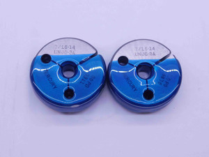 7/16 14 UNJC 3A THREAD RING GAGES .4375 GO NO GO P.D.'S = .3911 & .3876 CHECK - DW35224LVR