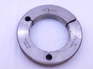 3 1/2 16 UNJ 3A THREAD RING GAGE 3.5 3.50 3.500 3.5000 GO ONLY P.D. = 3.4594 - DW35226BX4