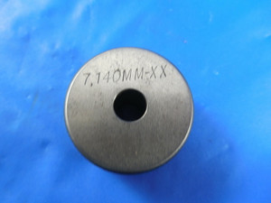 7.140MM CLASS XX METRIC SMOOTH PLAIN BORE RING GAGE 7.0 + .140 OVERSIZE 7 TOOL