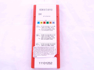 10pcs NEW SANDVIK WCMX 06 T3 08 R-53 3040 TiCN CARBIDE INDEXABLE INSERTS - EA0458BM5