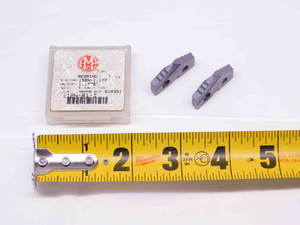 2pcs ALLIED MACHINE AND ENGINEERING 152N-1.177, SERIES 2 TiCN COBALT INSERTS - DM0376CT4