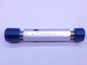 M26 X 1.5 6H SPECIAL THREAD PLUG GAGE 26 GO NO GO P.D.'S = 25.026 & 25.216 CHECK - DW35344BC5