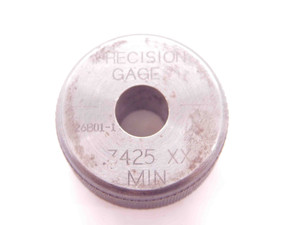 .3425 CLASS XX MASTER PLAIN BORE RING GAGE .3438 -.0013 UNDERSIZE 11/32 8.700 mm - EA0518BY4 .3425 CLASS XX MASTER PLAIN BORE RING GAGE .3438 -.0013 UNDERSIZE 11/32 8.700 mm - EA0518BY4