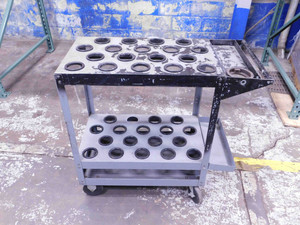 36 SLOT 50 TAPER TOOL HOLDER CART 38 1/2 X 18" X 36" CAT50 BT50 NMTB50 SK50