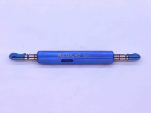 M2 X .4 6H METRIC THREAD PLUG GAGE 2 0.4 GO NO GO P.D.'S = 1.740 & 1.830 CHECK - DW35374BI5