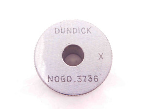 .3736 CLASS X MASTER PLAIN BORE RING GAGE .3750 -.0014 UNDERSIZE 3/8 9.489 mm - EA0534BY4