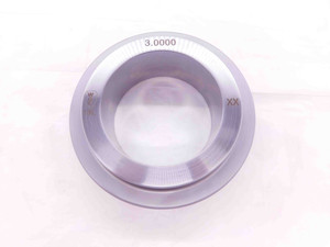 3.0000 CL XX MASTER PLAIN BORE RING GAGE ONSIZE 3.0 76.200 mm 3.000 INSPECTION - EA0547CP4