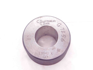 1.0040 CL X MASTER PLAIN BORE RING GAGE 1.0000 +.0040 1.0 25.502 mm 1.004 CHECK - EA0559CP4