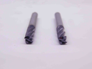 2pc NEW GARR TOOL 1/4 O.D. 25/32 LOC AlTiN CARBIDE END MILL 4 FL 13157 .25 - DM0566AU5