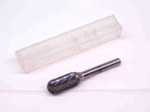 SGS SC-5 ABRASIVE BUR 1/2" CUT DIA BALL NOSE CYLINDER DOUBLE CUT 1" LOC - DM0600AU5