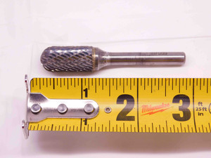 SGS SC-5 ABRASIVE BUR 1/2" CUT DIA BALL NOSE CYLINDER DOUBLE CUT 1" LOC - DM0600AU5