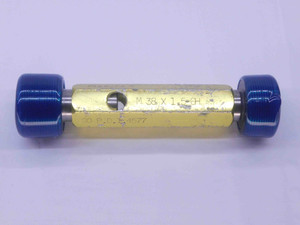 M38 X 1.5 6H METRIC THREAD PLUG GAGE 38 GO NO GO P.D.'S = 37.026 & 37.226 CHECK - DW35390BR5