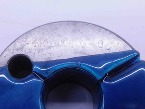 M20 X 1 6g METRIC THREAD RING GAGE 20 1.0 GO ONLY P.D. = .7608 INSPECTION CHECK - DW35550BG5