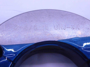 2 3/8 16 UNJ 3A BEFORE PLATE THREAD RING GAGES 2.375 GO NO GO = 2.3304 & 2.3279 - DW35556BG5