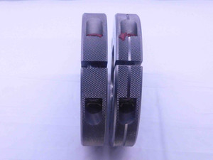 2 5/8 16 UNJ 3A THREAD RING GAGES 2.625 2.6250 GO NO GO P.D.'S = 2.5844 & 2.5803 - DW35557BG5