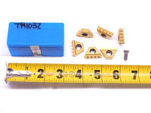 6pcs NEW VARDEX 5I5STACMETM2 VKX TiN COATED CARBIDE THREAD MILL INSERTS - DM0633BL5