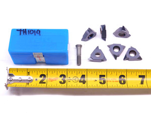 6pcs NEW VARGUS 5VI 4ABUT-TM VTX TiCN CARBIDE THREADING INSERTS INTERNAL 4 TPI - DM0634BL5