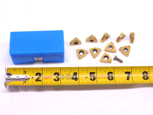 10pcs NEW VARGUS 4ER5STACMEPART VKX TiN COATED CARBIDE THREADING INSERTS 5 TPI - DM0635BL5