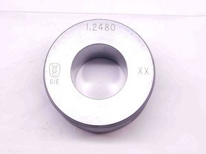 1.2480 CL XX MASTER PLAIN BORE RING GAGE 1.2500 -.0020 1 1/4 31.699 mm 1.248 - DM0659BR5