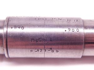 .8400 & .9000 PIN PLUG GAGE GO NO GO .8438 -.0038 27/32 23 mm .840 .900 CHECK - DM0660CT4