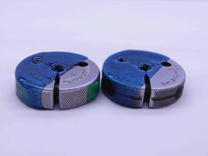1/4 20 NC 2 THREAD RING GAGES .25 .250 GO NO GO P.D.'S = .2175 & .2139 UNC-2 - BL2508CC