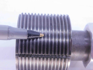 1 5/8 12 N 2 THREAD PLUG GAGE 1.625 GO NO GO P.D.'S = 1.5709 & 1.5773 UN-2 CHECK - DW35588BX5