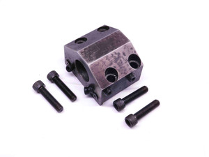 1 1/2 ID BORING BAR LATHE TURRET TOOL HOLDER BLOCK 45mm X 80mm BOLT HOLE PATTERN - DM0797BY4