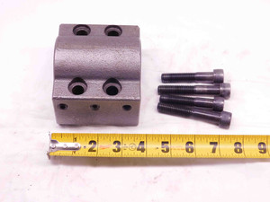 1 1/2 ID BORING BAR LATHE TURRET TOOL HOLDER BLOCK 35mm X 75mm BOLT HOLE PATTERN - DM0810BY4