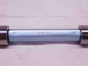 1.0800 & 1.0850 CL ZZ PIN PLUG GAGE GO NO GO 1.0781 +.0019 1 5/64 27.432 CHECK - DM0818CT4