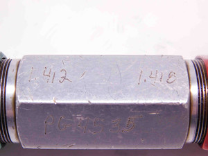 1.4120 & 1.4180 PIN PLUG GAGE GO NO GO 1.4219 -.0039 1 27/64 36 mm 1.412 1.418 - DM0852CT4