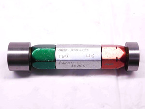1.6030 & 1.6150 PIN PLUG GAGE GO NO GO 1.5938 +.0092 1 19/32 41 mm 1.603 1.615 - DM0853CT4