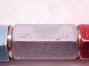 .6250 & .6350 PIN PLUG GAGE GO NO GO ONSIZE 5/8 16 mm .625 .635 INSPECTION CHECK - DM0855CT4