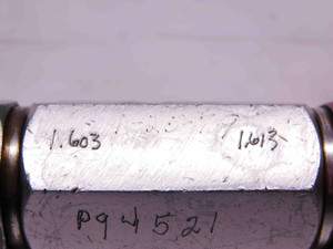 1.6030 & 1.6130 PIN PLUG GAGE GO NO GO 1.6094 +.0036 1 39/64 41 mm 1.603 1.613 - DM0859CT4
