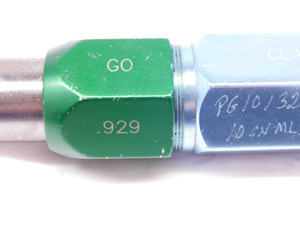 .9290 & .9380 CL ZZ PIN PLUG GAGE GO NO GO .9375 +.0005 15/16 24 mm .929 .938 - DM0866CT4