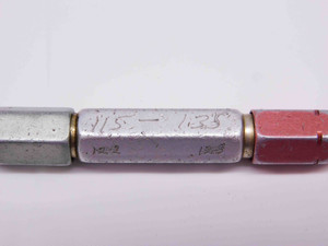 .1150 & .1350 PIN PLUG GAGE GO NO GO .1250 -.0100 UNDERSIZE 1/8 3 mm .115 .135 - DM0930CT4