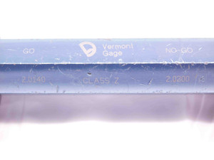 2.0140 & 2.0200 CL Z PIN PLUG GAGE GO NO GO 2.0156 -.0016 2 1/64 51 2.014 2.020 - DM0957CT4
