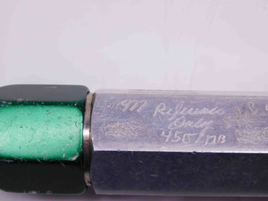 .9770 PIN PLUG GAGE .9688 +.0082 OVERSIZE 31/32 25 mm .977 GO ONLY INSPECTION - DM0962CT4