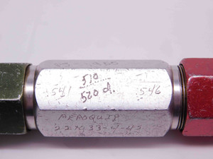 .5410 & .5460 PIN PLUG GAGE GO NO GO .5469 -.0009 OVERSIZE 35/64 14 mm .541 .546 - DM0967CT4