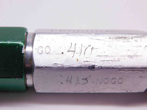 .4100 & .4150 PIN PLUG GAGE GO NO GO .4063 +.0037 13/32 10.414 mm .410 .415 - DM0995CT4